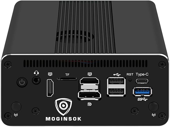 Firewall Mini PC 10GbE Router with 2xSFP+, Intel Core I5 1235U 10C/12T64GB DDR5 2TB PCIE SSD 4xIntel I226-V 2.5GbE 2*Intel 10Gb Network Card Firewall Home Server/Router 1xConsole