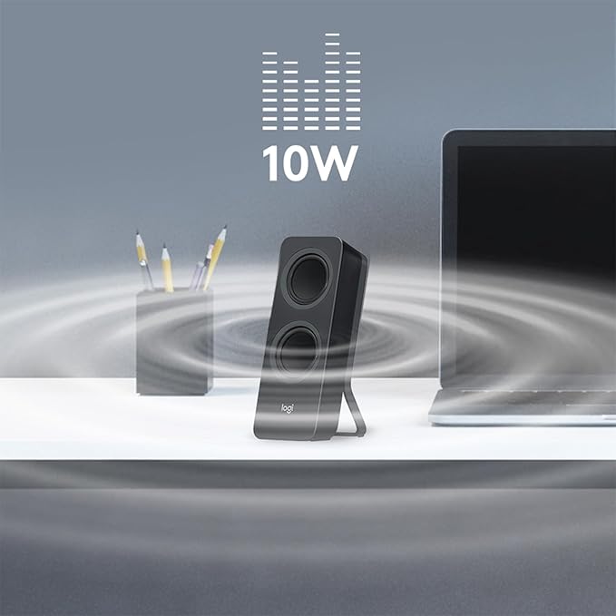 Logitech Z207 2.0 Stereo Computer Speakers with Bluetooth