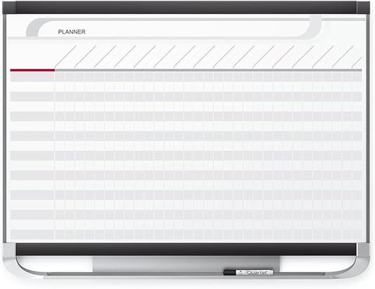 Quartet Prestige 2 Magnetic Total Erase Project Planner, 3 x 2 Feet Board with 16 Row/29 Column Chart (PP32P2)