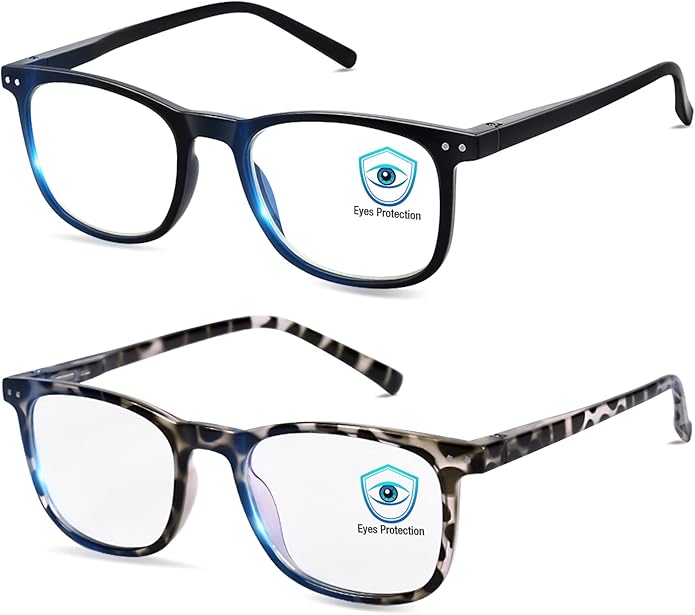 AOSM Blue Light Glasses for Men & Women,Gaming glasses Anti-Glare UV400 Protection,Blue Light Blocking to Relieve Eye Strain