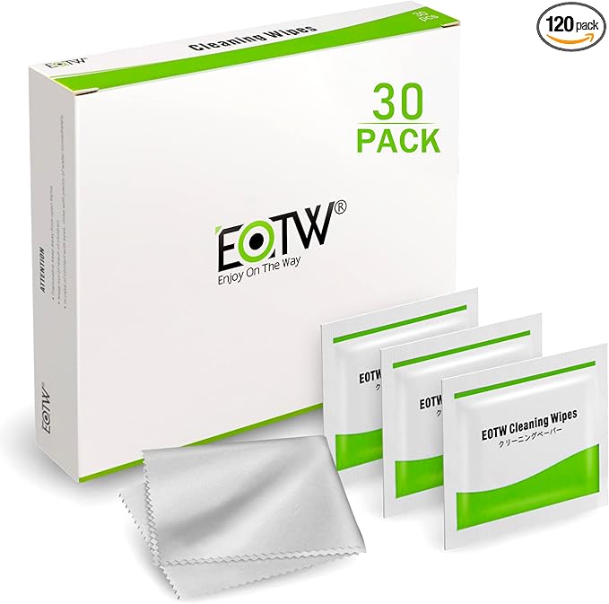 Screen Wipes Individually Wrapped, EOTW Pre-moistened Computer Phone Lens Cleaning Wipes for iPhone iPad Tablet PC Computer LED Screen, Pack of 30
