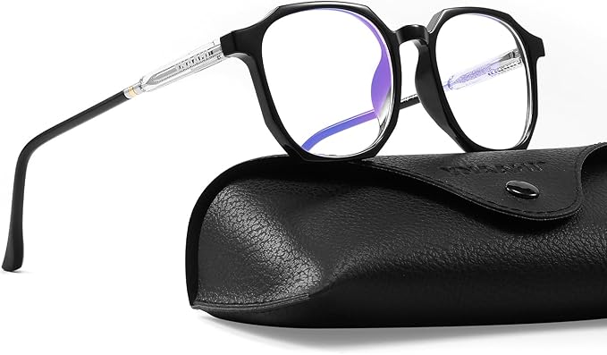Blue Light Glasses for Men Women, 99% Blue Light Blocker, UV Protection. Ideal for Computer Use, Gaming, Reading.