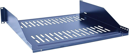 RAISING ELECTRONICS 19inch 2U Relay Rack Mount Cantilever Network Shelf 12inch Deep 40LBs Capacity