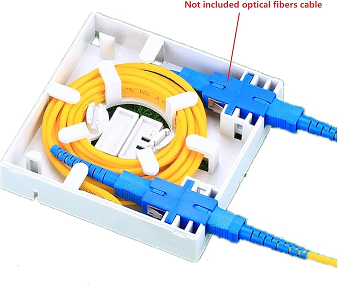 SC 2Port Box Mount Fiber Enclosure Termination Distribution Box for Optical Fiber Communication System,Optical Fiber Transmission Data Local Area Network