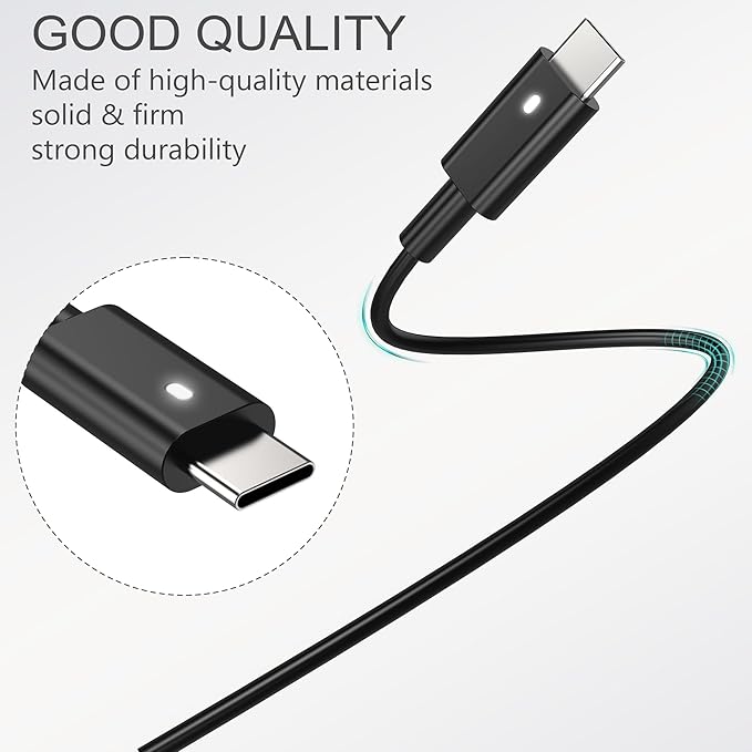 Replacement for Dell 130W Laptop Charger USB C Type C Slim AC Power Adapter for Dell Xps 17,Precision 5550 5530 2in1,XPS 15 2in1 9575，Latitude 7410 7310 7210 9410 9510 5420 5520 5510