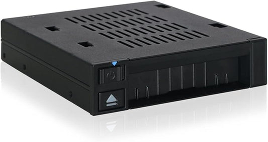 ICY DOCK 1 Bay 2.5 SAS/SATA HDD/SSD Docking Enclosure for External 3.5” Bay | flexiDOCK MB521SP-B