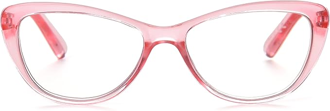 Betsey Johnson womens Yara Glasses Blue Light Glasses, Crystal Pink, 40mm US