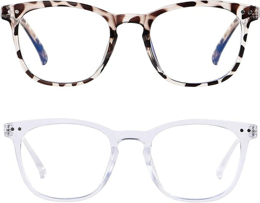 ANDWOOD Blue Light Blocking Glasses Women Men Computer Small Face Clear Bluelight Blocker Eyeglasses Frame