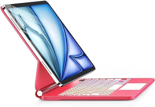 Keyboard Case for iPad Air 13 inch (M4/2026 /M3 2025/M2, 2024),iPad Pro 12.9 inch (3/4/5/6th Gen)，Magic-Style Magnetic – Floating Cantilever Stand – Backlit Keyboard Case with Multi-Touch Trackpad