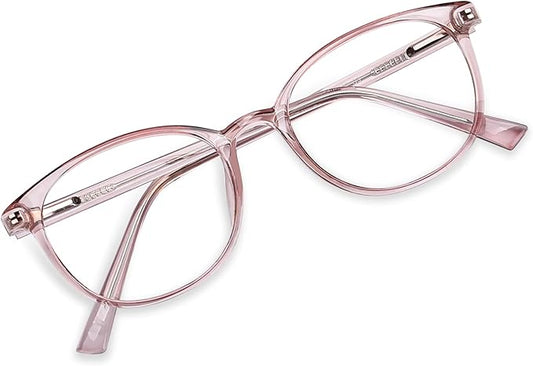 OPTOFENDY Blue Light Glasses for Women, TR90 Fashion Blue Light Blocking Glasses for Computer