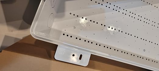 32-Inch Wall-Mount Media Enclosure, Network Distribution Box with Cable Management, White