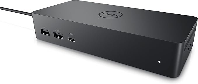 Dell Universal Dock (UD22): USB-C Docking Station with Future-Ready Design + HDMI & DisplayPort Cables + Ethernet - Dock Hub Bundle