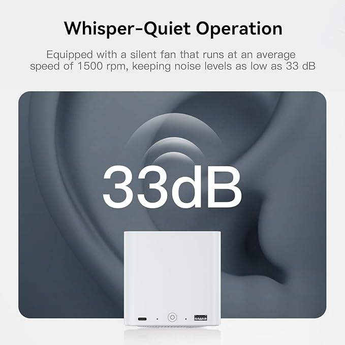 Beelink ME Mini PC, Desktop NAS Intel N95 12G LPDDR5, 64G EMMC, 6 x M.2 SSD Slots, Dual 2.5G LAN/File Server/NAS Storage/Network Attached Storage/Private Cloud/Network Storage