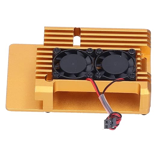 Hyuduo Protective, Aluminum Alloy Enclosure with Dual Cooling Fan, Hex Wrench and Screws, for 3 Model B B