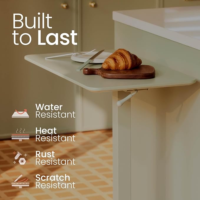 TopJob ANYDESK NEST Mobile Standing Desk, Portable with Hidden Wheels Non Folding, Sit Stand Desk, Computer Workstations, Home Use, Couch Side Table, Bedside Table, Kitchen Prep Table (MNT)