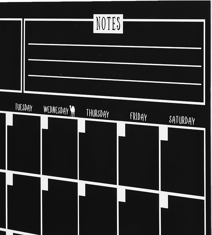 Mr. Pen- Dry Erase Calendar for Fridge, Magnetic, 14.7 x 11.8, Magnetic Calendar with 4 Dry Erase Markers, Magnetic Calendar for Fridge, Magnetic Whiteboard Calendar, Dry Erase Fridge Calendar