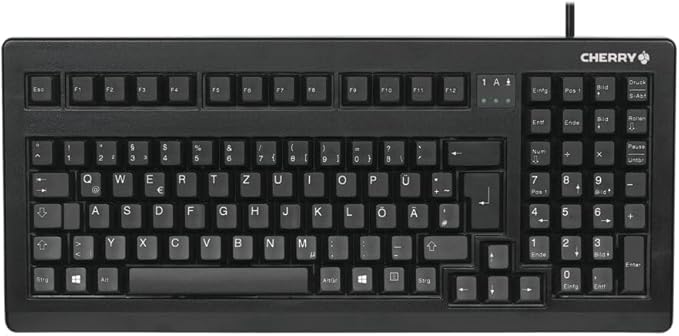 Cherry G80-1800 Compact Keyboard - MX Switch - Black - 104 Keys