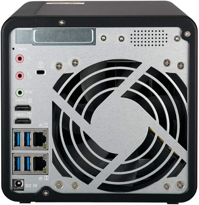 QNAP Turbo NAS TS-453Be NAS Storage System Including Intel J3455 Quad Core CPU, 8GB DDR3L RAM, 16TB HDD Storage, RAID, Intel HD Graphics