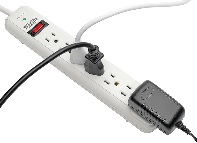 Tripp Lite 7 Outlet Surge Protector Power Strip, 6ft Cord, Lifetime Manufacturer's Guarantee & $20K Insurance (Striker)