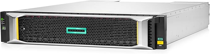 Hewlett Packard Enterprise MSA 2060 Small Form Factor Storage Array Bundle with Two 10/25 GbE iSCSI 4-Port Controllers, 12x2.4TB HDD 4x10Gb iSCSI XCVR 29TB (HPE Smart Choice P79248-B25)