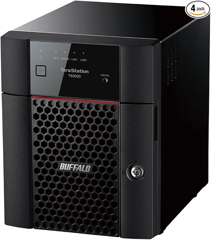 BUFFALO TeraStation Essentials 2025 4-Bay Value Desktop NAS 32TB (4x8TB) with Hard Drives Included
