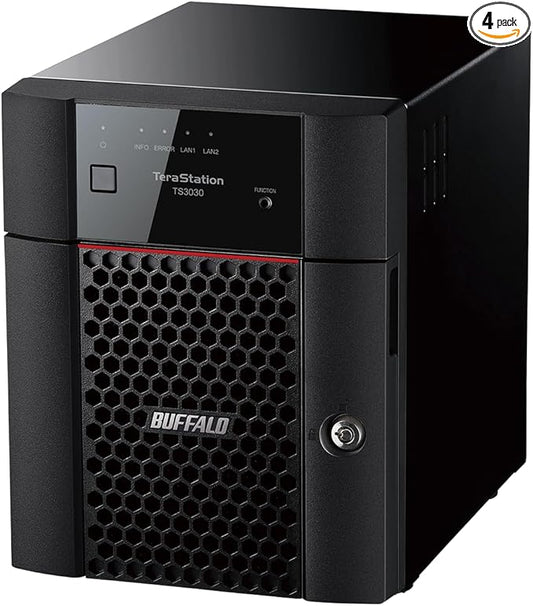 BUFFALO TeraStation Essentials 2025 4-Bay Value Desktop NAS 32TB (4x8TB) with Hard Drives Included