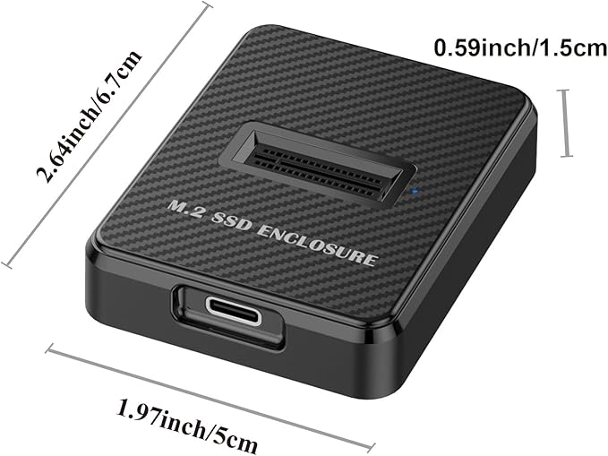 M.2 NVMe & SATA to USB C Docking Station, M2 SSD to USB A Reader Adapter for Both M.2 (M Key, B+M Key) NVMe NGFF SATA Dock, Size for 2280 2260 2242 2230 sata ssd Based SSD to USB Adapter 10Gbps