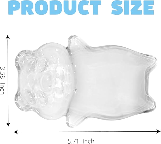 Gel Wrist Rest for Keyboard and Mouse Transparent White Bear Elbow Pad Cushion Ergonomic Cute Clear Cool Mouse Wrist Pad Silicone Non-Slip Support for Computer Gaming Home Office Hand Pillow