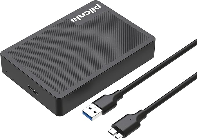 Ultra Slim Portable External Hard Drive USB3.0 HDD Storage for Xbox,PS4/5,PC,Desktop,Laptop,MacBook,Chromebook (HDD1.2-1TB)
