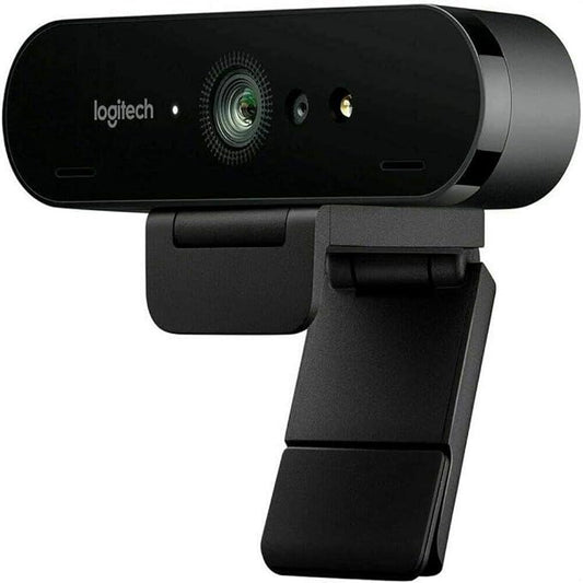 Logitech BRIO Ultra HD Webcam for Video Conferencing, Recording, and Streaming - Black