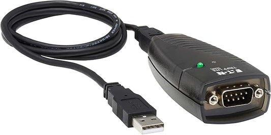 TRIPP LITE Keyspan High-Speed USB to Serial Adapter, PC & Mac, USB-A to DB9 RS232 Male, 3 Foot / 0.91 Meter Cable, 3-Year Warranty (USA-19HS)