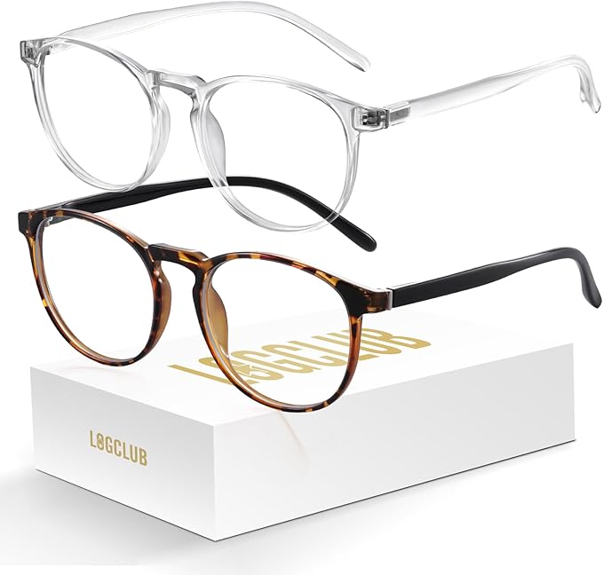 Blue Light Glasses For Woman/Men Blue Light Blocking Glasses, Retro Round Anti Eyestrain Computer Glasses