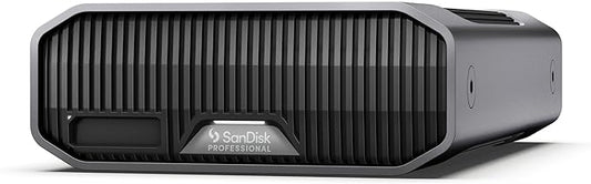 SanDisk Professional 6TB G-Drive Project - External HDD, Thunderbolt 3, USB (10Gbps), 7200RPM Ultrastar Hard Drive, Up to 250MB/s Read - SDPHG1H-006T-NBAAD