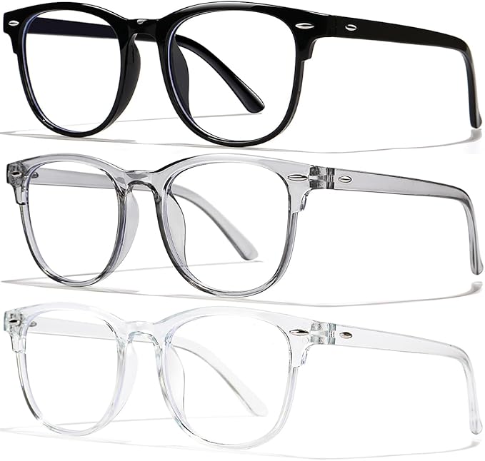 Blue Light Blocking Glasses for Women Men,Fashion Square Blue Blockers Glasses,Computer/TV/Phones/Gaming Glasses