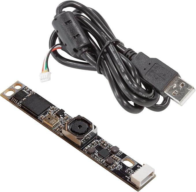 Arducam IMX219 8MP Autofocus USB Camera Module, 3280(H)×2464(V)@30fps with Single Microphone for Linux, Windows, and Mac OS