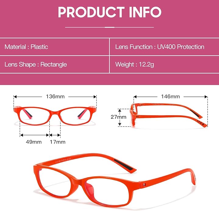 SODQW Office-Siren Blue Light Glasses for Women, Rectangle Frame, Y2K Small Eyewear, Anti Eyestrain Computer Glasses