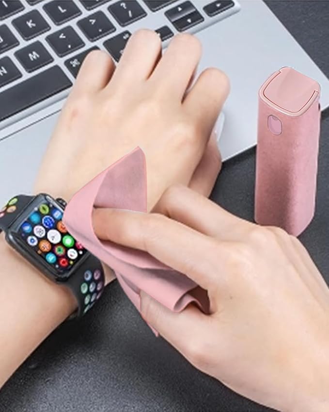 Touchscreen Mist Cleaner Screen Cleaner Spray Bottle Tool Screen Cleaner for iPhone iPad AirPods Eyeglasses Smartphones Tablet Versatile Cleaners Essentials (2 Units)