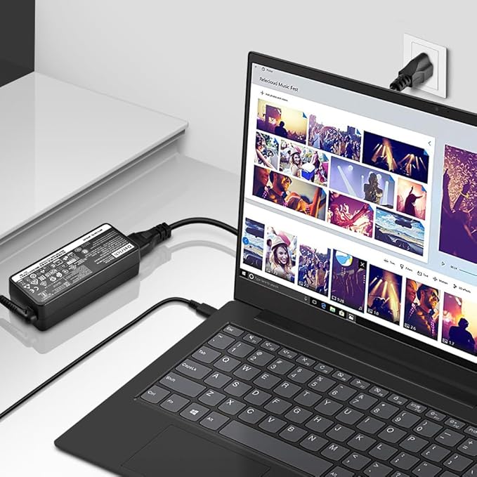 Charger Compatible with Lenovo Laptop Computer Thinkpad Yoga Chromebook USB C Laptop Charger 65W 45W