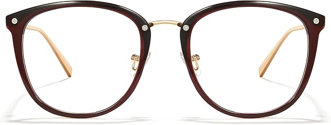 Cyxus Blue Light Glasses for Woman, Stylish Cat Eye Blue Light Blocking Computer Glasses for Working, Laptop and Screen Use