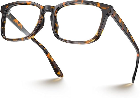 VISOONE Blue Light Blocking Glasses Square with Anti Computer Glare for Gaming Women and Men MONTANA