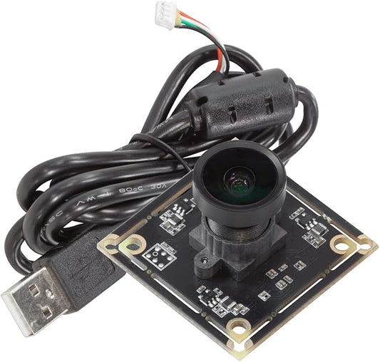 Arducam 5MP Wide Angle USB Camera for Computer, 1/4" CMOS OV5648 Mini UVC USB2.0 Video Webcam with Microphone, with 3.3ft/1m Cable