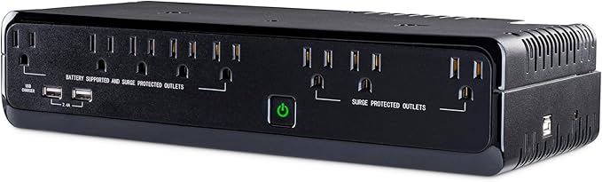 CyberPower SL700U Standby UPS Battery Backup and Surge Protector, 700VA/370W, 8 Outlets, Slim Profile, UL Certified