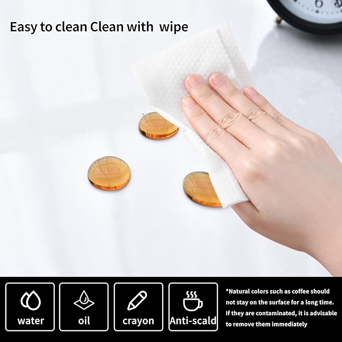Clear Desk Mat, Non-Slip PVC Desk Protector Mat with Round Edge, Heat Resistant & Waterproof Clear Desk Writing Mat for Home and Office (63"*23.6")
