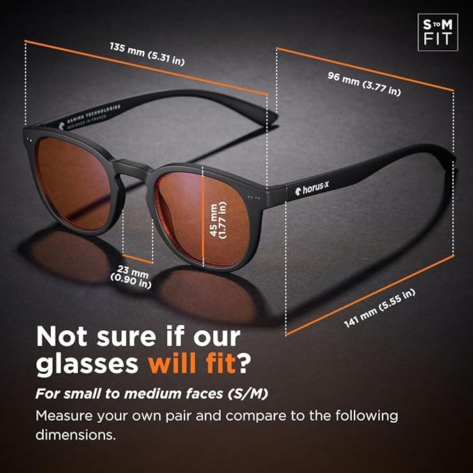 Horus X • Blue Light Glasses Men Women | Blue Light Blocking Glasses for Screen Anti-Fatigue & Eye Migraine | Urban V3