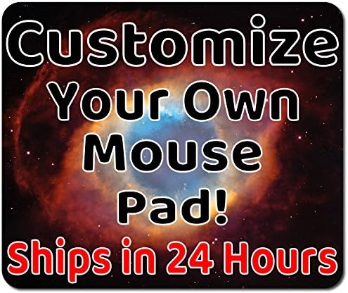 Personalized Mouse Pad - Add Pictures, Text, Logo or Art Design and Make Your Own Customized Mousepad. Each Custom Mouse Mat Comes in a Colorful Gift Bag. Personalized Your Gaming Mousepad (Landscape)