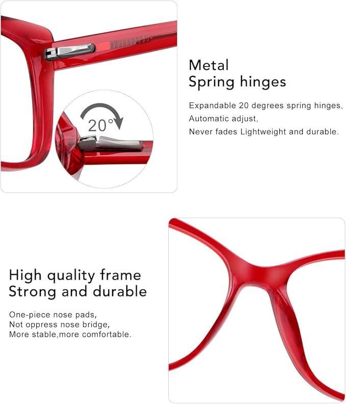 MEETSUN Blue Light Blocking Glasses for Women Anti Eyestrain Filter Blue Ray Oversized Computer Game Glasse