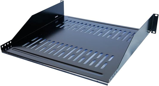 RAISING ELECTRONICS 19inch 2U Relay Rack Mount Cantilever Network Shelf 14inch Deep 40LBs Capacity