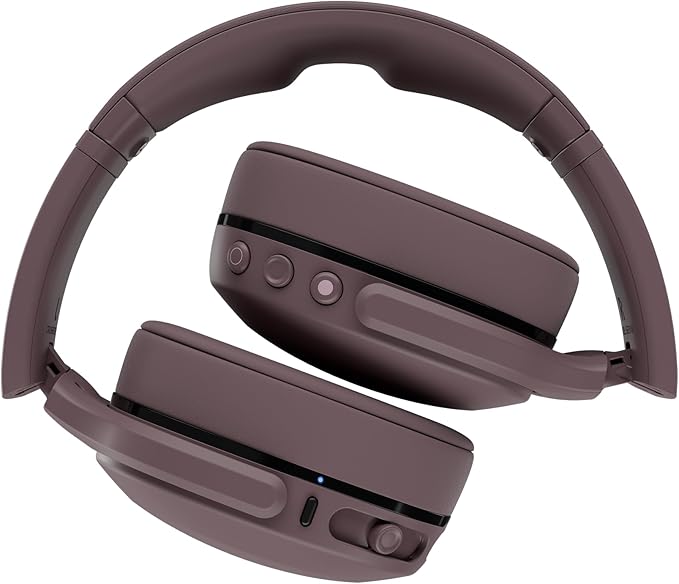Skullcandy Crusher 540 Active Wireless Bluetooth Headphones with Multi-Sensory Bass, Noise Isolating Over-Ear Fit, Sweat and Water Resistant, 40 Hours Battery, Microphone for iPhone Android - Smoke