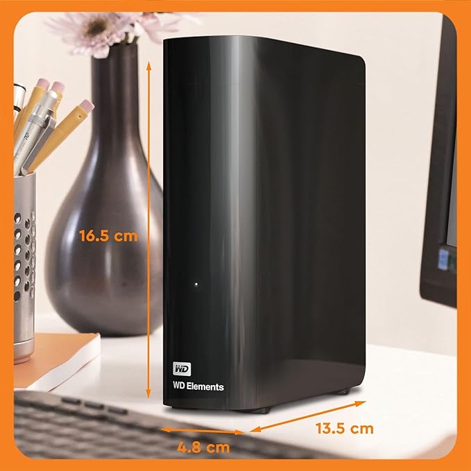 Western Digital 10TB Elements Desktop External Hard Drive - USB 3.0