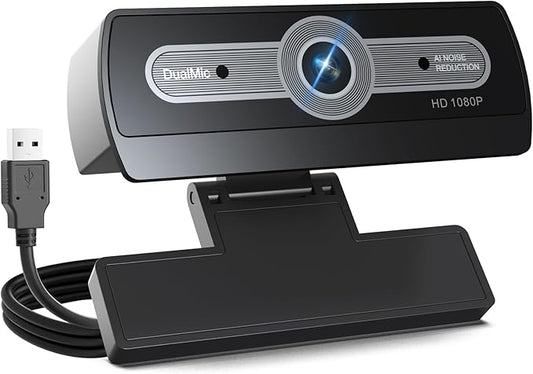 1080p Webcam with Microphone, USB for PC Laptop Desktop Computer, Streaming Camera, Plug & Play, for Meeting/Online Video Calls